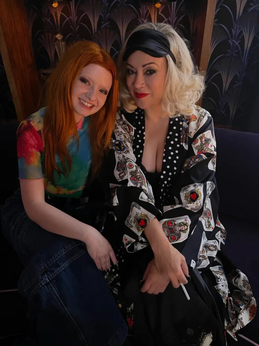 Glen and Lachlan Watson and Jennifer Tilly